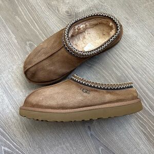 UGG Brown Tasman Suede Slippers